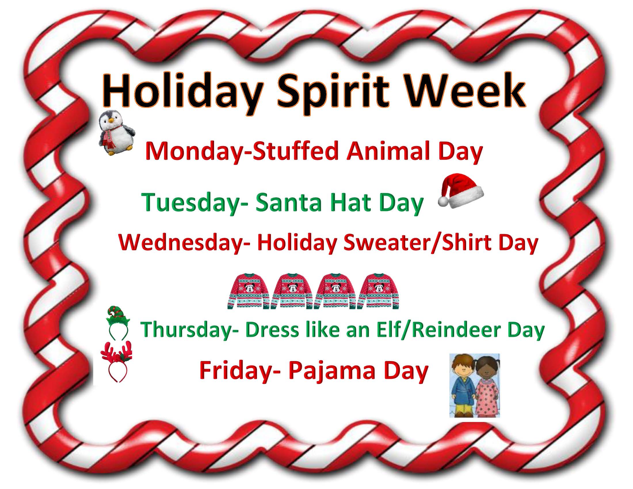 Holiday Spirit Week (2) Salt River Elementary School